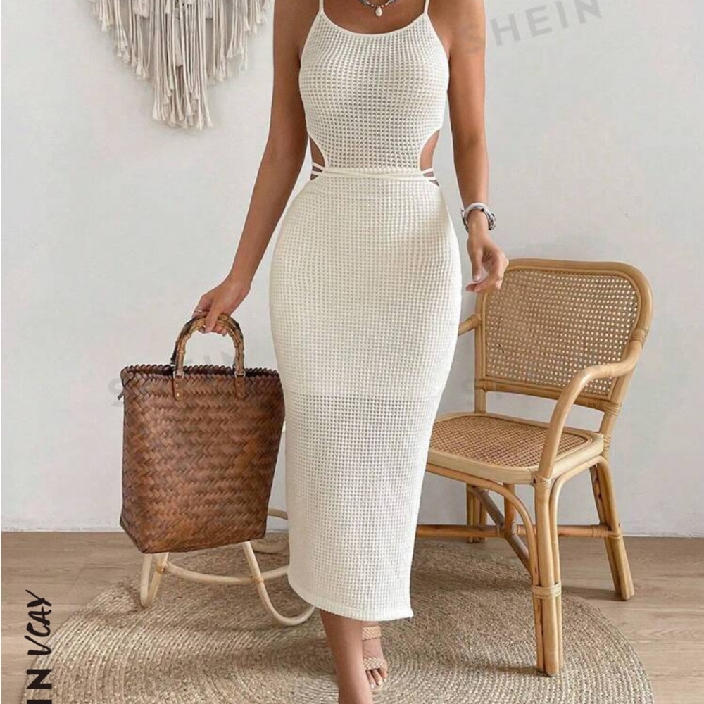 Cream Dress/Cover Up